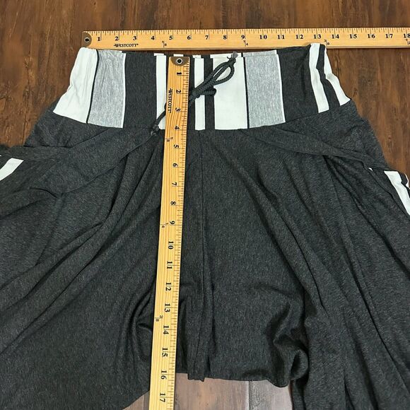 ETERNAL MODE Lotus Pants Heather Gray High Rise Stretch Asymmetric NWOT - Picture 15 of 16